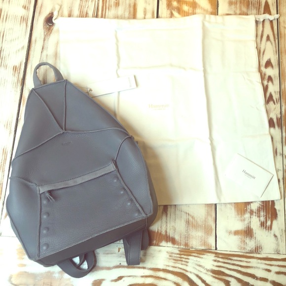 Hammitt Handbags - NWT Hammitt Bob E - Lake Gray Leather Backpack